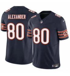 Men Chicago Bears 80 Maurice Alexander Navy 2025 F U S E Vapor Stitched Football Jersey Men Chicago Bears 80 Maurice Alexander Navy 2025 F U S E Vapor Stitched Football Jersey