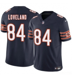 Men Chicago Bears 84 Colston Loveland Navy 2025 Draft F U S E  Vapor Untouchable Limited Stitched Football Jersey