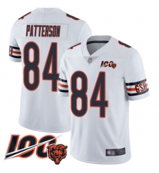 Men Chicago Bears 84 Cordarrelle Patterson White Vapor Untouchable Limited Player 100th Season Football Jersey Men Chicago Bears 84 Cordarrelle Patterson White Vapor Untouchable Limited Player 100th Season Football Jersey