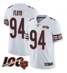 Men Chicago Bears 94 Leonard Floyd White Vapor Untouchable Limited Player 100th Season Football Jersey Men Chicago Bears 94 Leonard Floyd White Vapor Untouchable Limited Player 100th Season Football Jersey