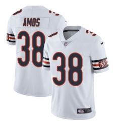 Men Nike Bears #38 Adrian Amos White Stitched NFL Vapor Untouchable Limited Jersey Men Nike Bears #38 Adrian Amos White Stitched NFL Vapor Untouchable Limited Jersey