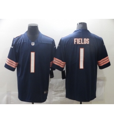 Men Nike Chicago Bears Justin Fields 1 Navy Vapor Limited Jersey Men Nike Chicago Bears Justin Fields 1 Navy Vapor Limited Jersey