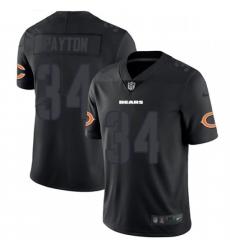 Mens Nike Chicago Bears 34 Walter Payton Limited Black Rush Impact NFL Jersey Mens Nike Chicago Bears 34 Walter Payton Limited Black Rush Impact NFL Jersey