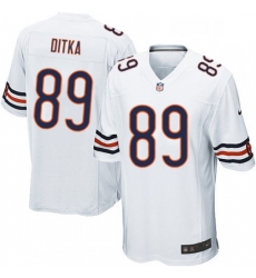 Mens Nike Chicago Bears 89 Mike Ditka Game White NFL Jersey Mens Nike Chicago Bears 89 Mike Ditka Game White NFL Jersey