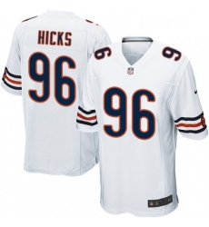 Mens Nike Chicago Bears 96 Akiem Hicks Game White NFL Jersey Mens Nike Chicago Bears 96 Akiem Hicks Game White NFL Jersey
