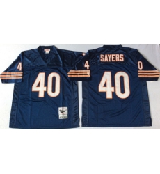 Mitchell Ness Bears #40 Gale Sayers Navy Blue Throwback Mens Small No Throwback Stitched NFL Jerseys Mitchell Ness Bears #40 Gale Sayers Navy Blue Throwback Mens Small No Throwback Stitched NFL Jerseys