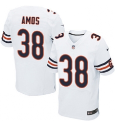 Nike Bears #38 Adrian Amos White Mens Stitched NFL Elite Jersey Nike Bears #38 Adrian Amos White Mens Stitched NFL Elite Jersey