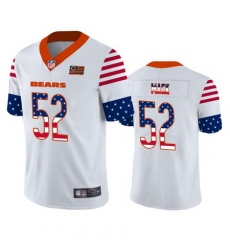 Nike Bears 52 Khalil Mack White USA Flag Fashion Limited Jersey Nike Bears 52 Khalil Mack White USA Flag Fashion Limited Jersey