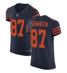 Nike Bears #87 Adam Shaheen Navy Blue Alternate Mens Stitched NFL Vapor Untouchable Elite Jersey