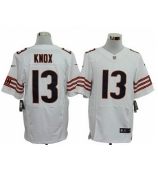 Nike Chicago Bears 13 Johnny Knox White Elite NFL Jersey Nike Chicago Bears 13 Johnny Knox White Elite NFL Jersey