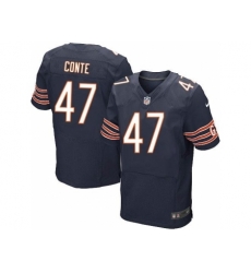 Nike Chicago Bears 47 Chris Conte Blue Elite NFL Jersey Nike Chicago Bears 47 Chris Conte Blue Elite NFL Jersey