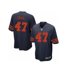 Nike Chicago Bears 47 Chris Conte Blue Game Orange Number NFL Jersey Nike Chicago Bears 47 Chris Conte Blue Game Orange Number NFL Jersey