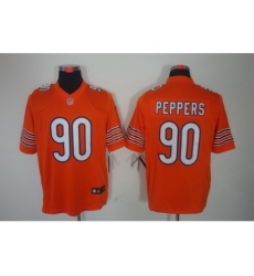 Nike Chicago Bears 90 Julius Peppers Orange Limited NFL Jersey Nike Chicago Bears 90 Julius Peppers Orange Limited NFL Jersey