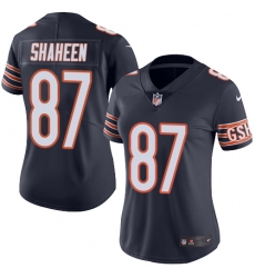 Nike Bears #87 Adam Shaheen Navy Blue Team Color Womens Stitched NFL Vapor Untouchable Limited Jersey Nike Bears #87 Adam Shaheen Navy Blue Team Color Womens Stitched NFL Vapor Untouchable Limited Jersey