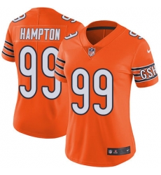 Nike Bears #99 Dan Hampton Orange Womens Stitched NFL Limited Rush Jersey Nike Bears #99 Dan Hampton Orange Womens Stitched NFL Limited Rush Jersey