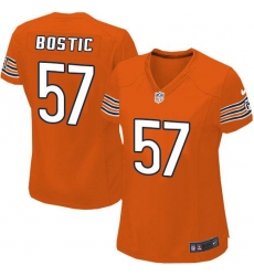Nike NFL Chicago Bears #57 Jon Bostic Orange Women's Game Alternate Jersey Nike NFL Chicago Bears #57 Jon Bostic Orange Women's Game Alternate Jersey