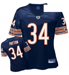 Reebok Chicago Bears 34 Walter Payton Blue Womens Team Color Replica Throwback NFL Jersey Reebok Chicago Bears 34 Walter Payton Blue Womens Team Color Replica Throwback NFL Jersey