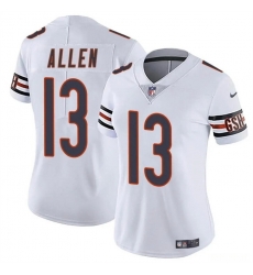 Women Chicago Bears 13 Keenan Allen White 2024 Vapor Stitched Jersey Women Chicago Bears 13 Keenan Allen White 2024 Vapor Stitched Jersey