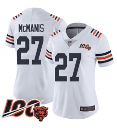 Women Chicago Bears 27 Sherrick McManis White 100th Season Limited Football Jersey Women Chicago Bears 27 Sherrick McManis White 100th Season Limited Football Jersey