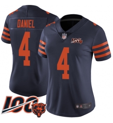 Women Chicago Bears 4 Chase Daniel Limited Navy Blue Rush Vapor Untouchable 100th Season Football Jersey Women Chicago Bears 4 Chase Daniel Limited Navy Blue Rush Vapor Untouchable 100th Season Football Jersey