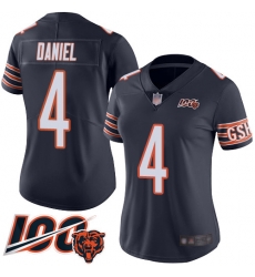 Women Chicago Bears 4 Chase Daniel Navy Blue Team Color 100th Season Limited Football Jersey Women Chicago Bears 4 Chase Daniel Navy Blue Team Color 100th Season Limited Football Jersey