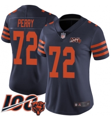 Women Chicago Bears 72 William Perry Limited Navy Blue Rush Vapor Untouchable 100th Season Football Jersey Women Chicago Bears 72 William Perry Limited Navy Blue Rush Vapor Untouchable 100th Season Football Jersey