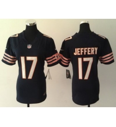 Women Nike Chicago Bears #17 Alshon Jeffery Blue NFL Jerseys Women Nike Chicago Bears #17 Alshon Jeffery Blue NFL Jerseys