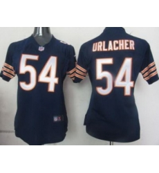 Women Nike Chicago Bears 54 Urlacher Blue Nike NFL Game Jerseys Women Nike Chicago Bears 54 Urlacher Blue Nike NFL Game Jerseys
