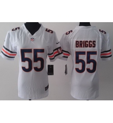 Women Nike Chicago Bears 55 Lance Briggs White LIMITED Jerseys Women Nike Chicago Bears 55 Lance Briggs White LIMITED Jerseys