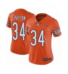 Womens Chicago Bears 34 Walter Payton Orange Alternate 100th Season Limited Football Jersey Womens Chicago Bears 34 Walter Payton Orange Alternate 100th Season Limited Football Jersey