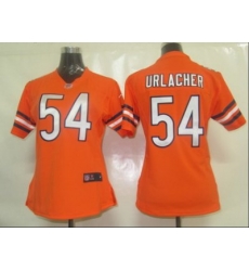 Womens Nike Chicago Bears 54 Urlacher Orange Jersey Womens Nike Chicago Bears 54 Urlacher Orange Jersey