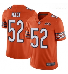 Bears #52 Khalil Mack Orange Youth Stitched Football Limited Rush 100th Season Jersey Bears #52 Khalil Mack Orange Youth Stitched Football Limited Rush 100th Season Jersey