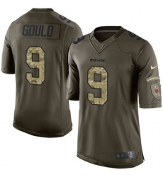Nike Bears #9 Robbie Gould Green Youth Stitched NFL Limited Salute to Service Jersey Nike Bears #9 Robbie Gould Green Youth Stitched NFL Limited Salute to Service Jersey