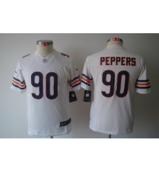 Nike Youth Chicago Bears #90 Peppers White Color Limited Jerseys Nike Youth Chicago Bears #90 Peppers White Color Limited Jerseys