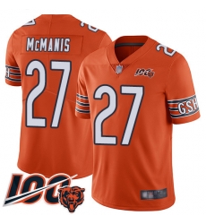 Youth Chicago Bears 27 Sherrick McManis Orange Alternate 100th Season Limited Football Jersey Youth Chicago Bears 27 Sherrick McManis Orange Alternate 100th Season Limited Football Jersey