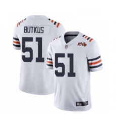 Youth Chicago Bears 51 Dick Butkus White 100th Season Limited Football Jersey Youth Chicago Bears 51 Dick Butkus White 100th Season Limited Football Jersey