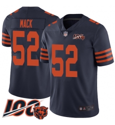 Youth Chicago Bears 52 Khalil Mack Limited Navy Blue Rush Vapor Untouchable 100th Season Football Jersey Youth Chicago Bears 52 Khalil Mack Limited Navy Blue Rush Vapor Untouchable 100th Season Football Jersey