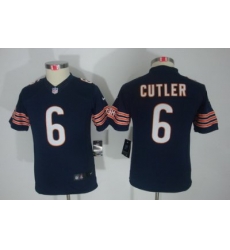 Youth Nike Chicago Bears #6 Cutler Blue Limited Jerseys Youth Nike Chicago Bears #6 Cutler Blue Limited Jerseys