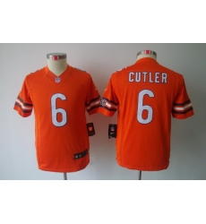Youth Nike Chicago Bears #6 Cutler Orange Limited Jerseys Youth Nike Chicago Bears #6 Cutler Orange Limited Jerseys