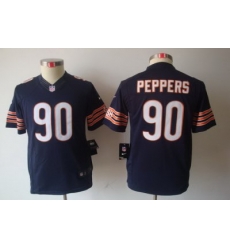 Youth Nike Chicago Bears #90 Julius Peppers Blue Color Limited Jerseys Youth Nike Chicago Bears #90 Julius Peppers Blue Color Limited Jerseys