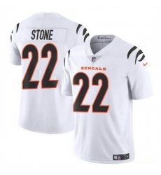 Men Cincinnati Bengals 22 Geno Stone White Vapor Untouchable Limited Stitched Jersey Men Cincinnati Bengals 22 Geno Stone White Vapor Untouchable Limited Stitched Jersey