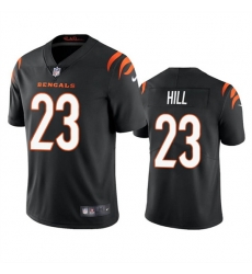 Men Cincinnati Bengals 23 Daxton Hill Black Vapor Untouchable Limited Stitched Jersey Men Cincinnati Bengals 23 Daxton Hill Black Vapor Untouchable Limited Stitched Jersey