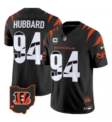 Men Cincinnati Bengals 94 Sam Hubbard Black F U S E With 2 Star C Patch Special Vapor Untouchable Limited Stitched Football Jersey Men Cincinnati Bengals 94 Sam Hubbard Black F U S E With 2 Star C Patch Special Vapor Untouchable Limited Stitched Football Jersey