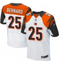 Mens Nike Cincinnati Bengals 25 Giovani Bernard Elite White NFL Jersey Mens Nike Cincinnati Bengals 25 Giovani Bernard Elite White NFL Jersey