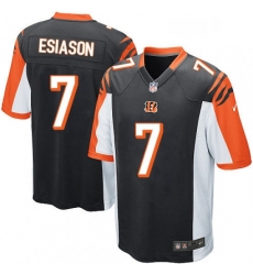 Mens Nike Cincinnati Bengals 7 Boomer Esiason Game Black Team Color NFL Jersey Mens Nike Cincinnati Bengals 7 Boomer Esiason Game Black Team Color NFL Jersey