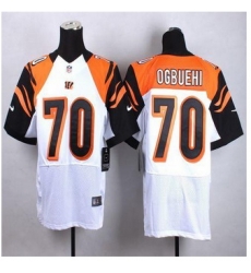 New Cincinnati Bengals #70 Cedric Ogbuehi White Men Stitched NFL Elite Jersey New Cincinnati Bengals #70 Cedric Ogbuehi White Men Stitched NFL Elite Jersey