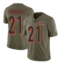 Nike Bengals #21 Darqueze Dennard Olive Mens Stitched NFL Limited 2017 Salute To Service Jersey Nike Bengals #21 Darqueze Dennard Olive Mens Stitched NFL Limited 2017 Salute To Service Jersey