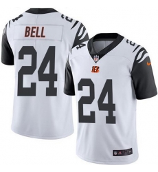 Nike Bengals 24 Vonn Bell White Men Stitched NFL Limited Rush Jersey Nike Bengals 24 Vonn Bell White Men Stitched NFL Limited Rush Jersey