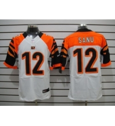 Nike Cincinnati Bengals 12 Mohamed Sanu white Elite NFL Jersey Nike Cincinnati Bengals 12 Mohamed Sanu white Elite NFL Jersey