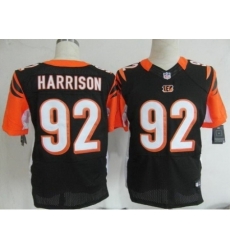 Nike Cincinnati Bengals 92 James Harrison Black Elite NFL Jersey Nike Cincinnati Bengals 92 James Harrison Black Elite NFL Jersey